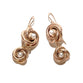 Double Knot Drop with Pearl Earrings