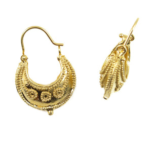 Etruscan basket earrings